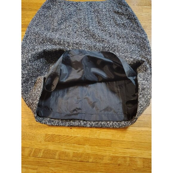 Eddie Bauer vtg fully lined pencil skirt salt and pepper wool blend women's size - Picture 4 of 7